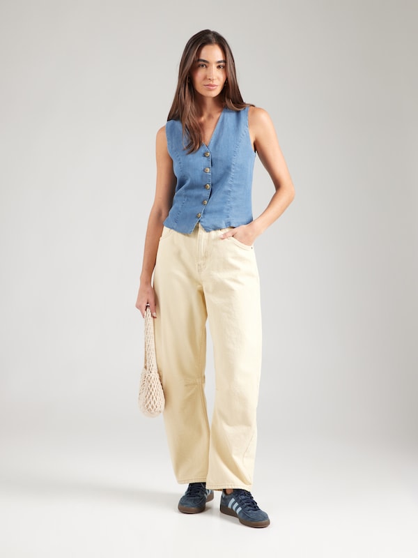 ONLY Gilet 'ONLIRIS CHARIS' In Blu Denim