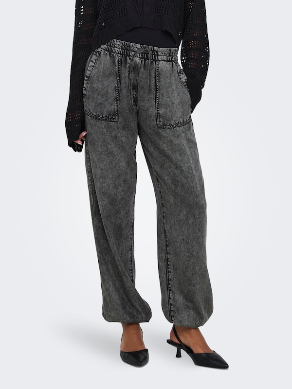 ONLY Loosefit Jeans 'ONLKENYA' In Grigio Denim