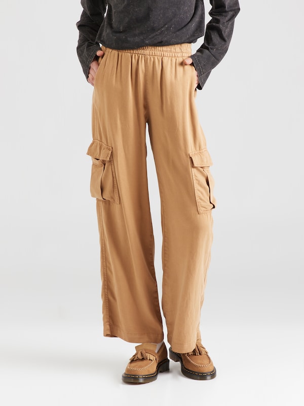 ONLY Loosefit Pantaloni Cargo 'KENYA' In Marrone Chiaro