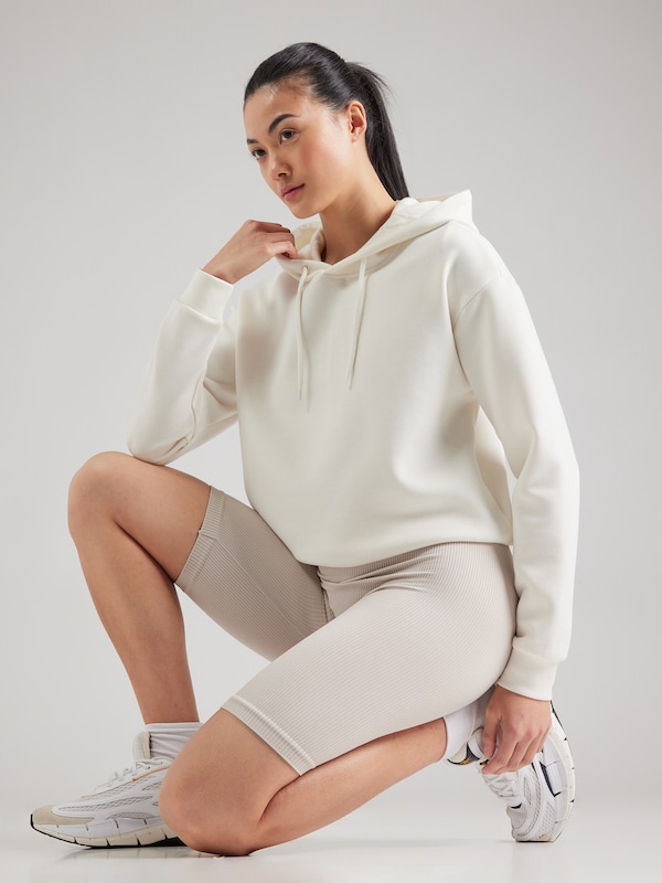 ONLY PLAY Felpa Sportiva 'ONPLOUNGE' In Bianco