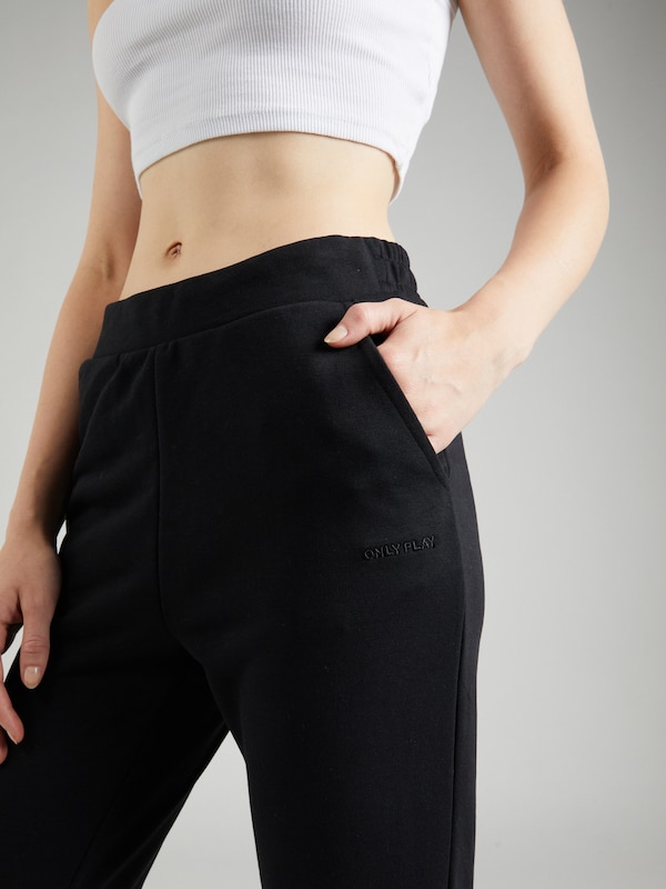 ONLY PLAY Slimfit Pantaloni Sportivi 'MELINA' In Nero