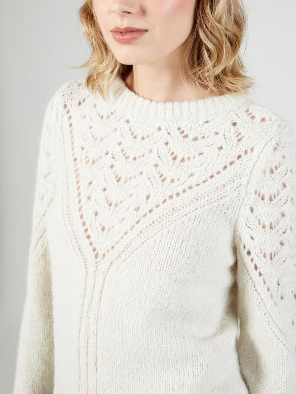 ONLY Pullover 'ONLALPINA' In Bianco Lana