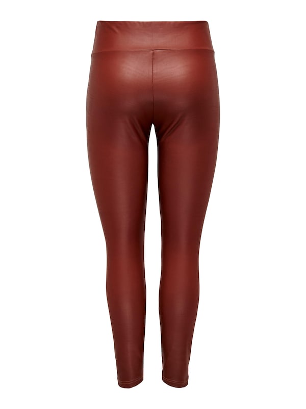 ONLY Regular Leggings 'COOL' In Rosso Scuro