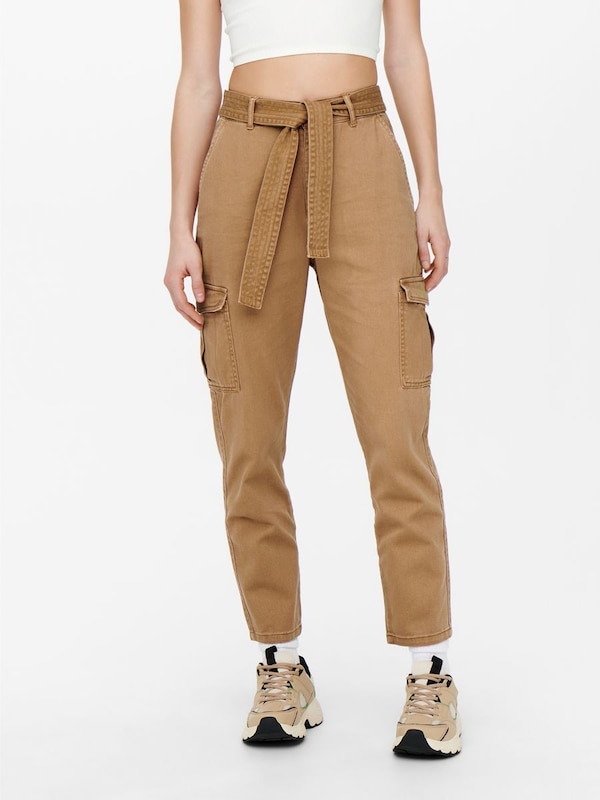 ONLY Regular Pantaloni Cargo 'Darsy' In Marrone Chiaro