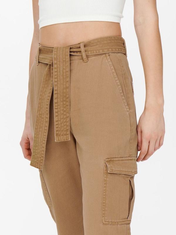 ONLY Regular Pantaloni Cargo 'Darsy' In Marrone Chiaro