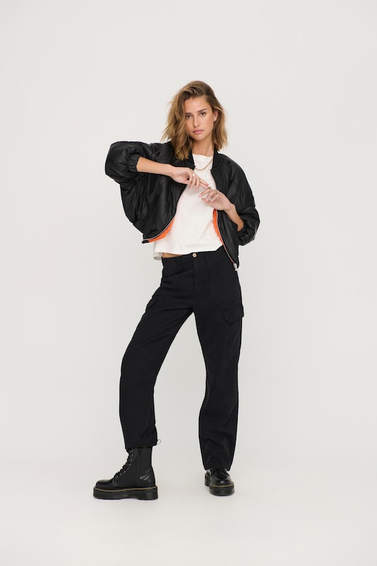 ONLY Regular Pantaloni Cargo 'Malfy' In Nero