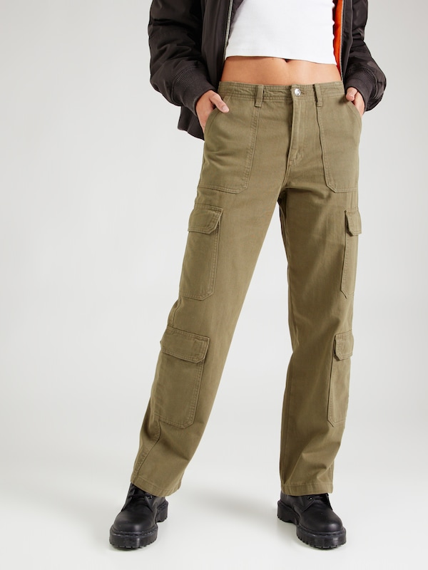 ONLY Regular Pantaloni Cargo 'MALFY' In Oliva