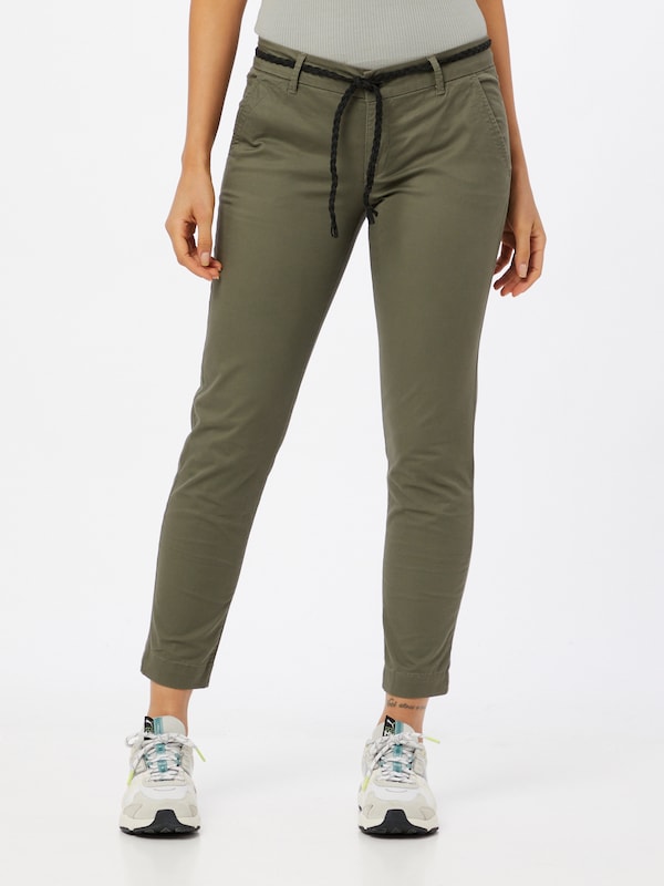 ONLY Regular Pantaloni Chino 'Evelyn' In Verde