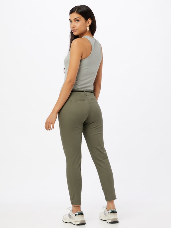 ONLY Regular Pantaloni Chino 'Evelyn' In Verde
