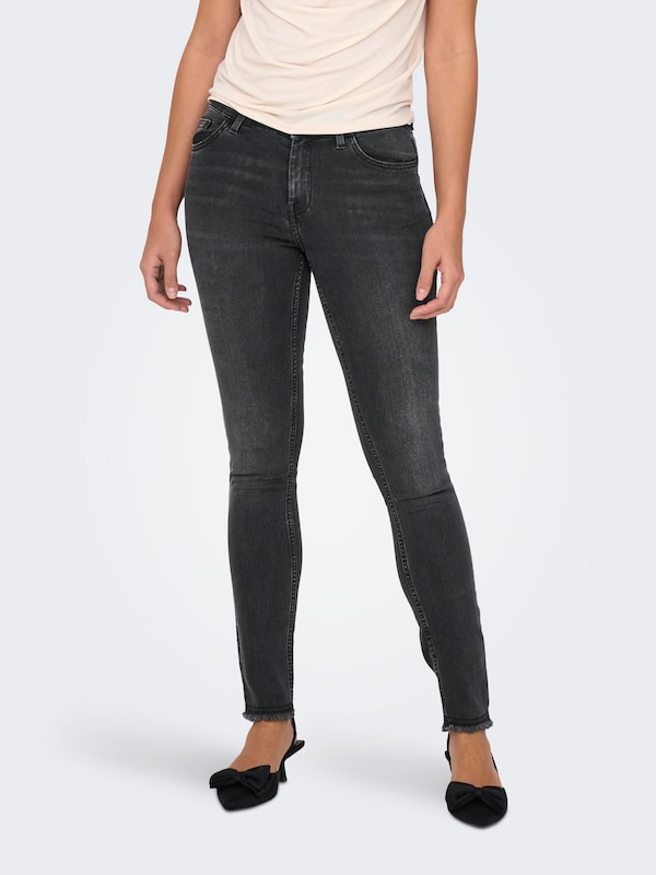 ONLY Skinny Jeans 'HUSH' In Nero Denim