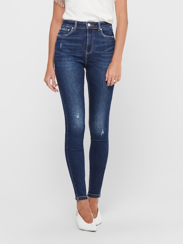 ONLY Skinny Jeans 'ONLMila' In Blu Scuro