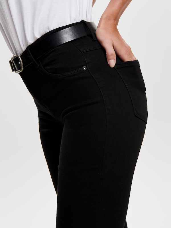 ONLY Skinny Jeans 'Rain Cry' In Nero Denim