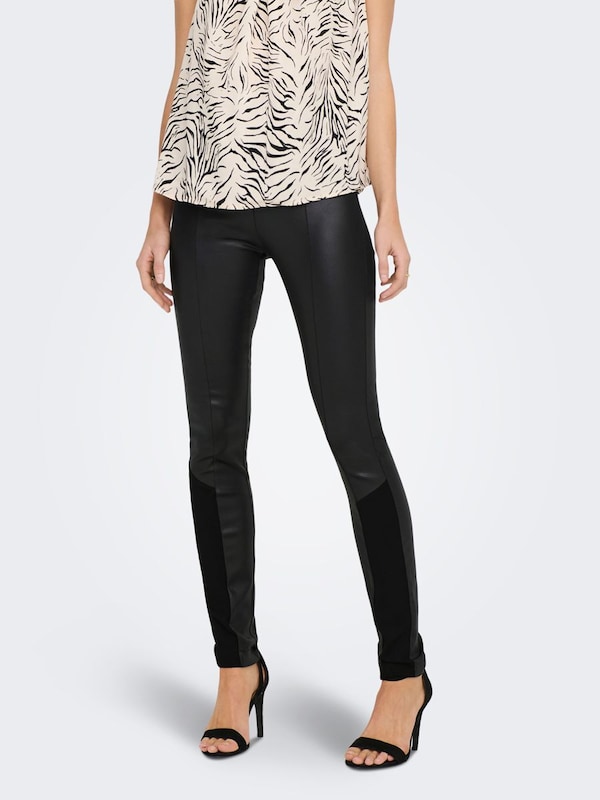 ONLY Skinny Leggings 'Claremont' In Nero