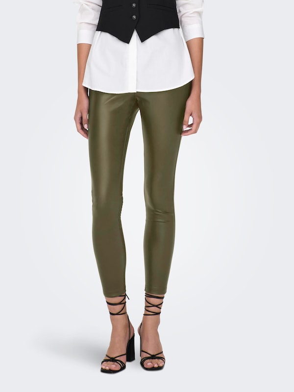 ONLY Skinny Leggings 'DANA' In Oliva