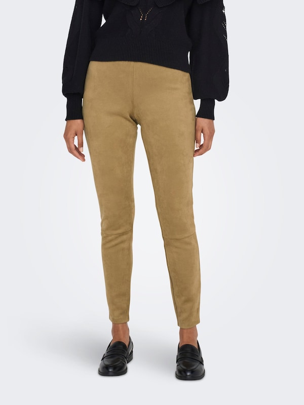 ONLY Skinny Leggings 'JO' In Marrone Chiaro