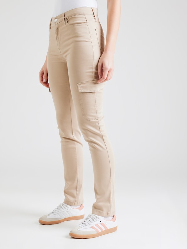 ONLY Slimfit Pantaloni Cargo 'ONLBRANDY' In Beige