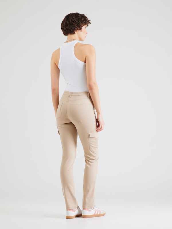 ONLY Slimfit Pantaloni Cargo 'ONLBRANDY' In Beige