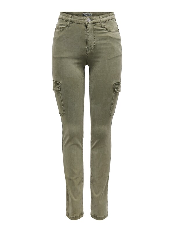 ONLY Slimfit Pantaloni Cargo 'ONLBrandy' In Oliva