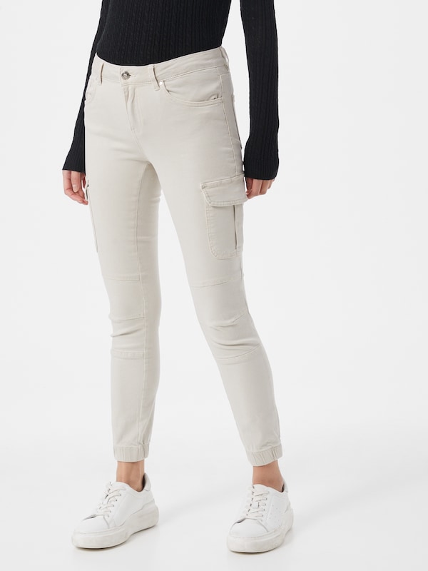 ONLY Slimfit Pantaloni Cargo 'ONLMissouri' In Grigio Chiaro