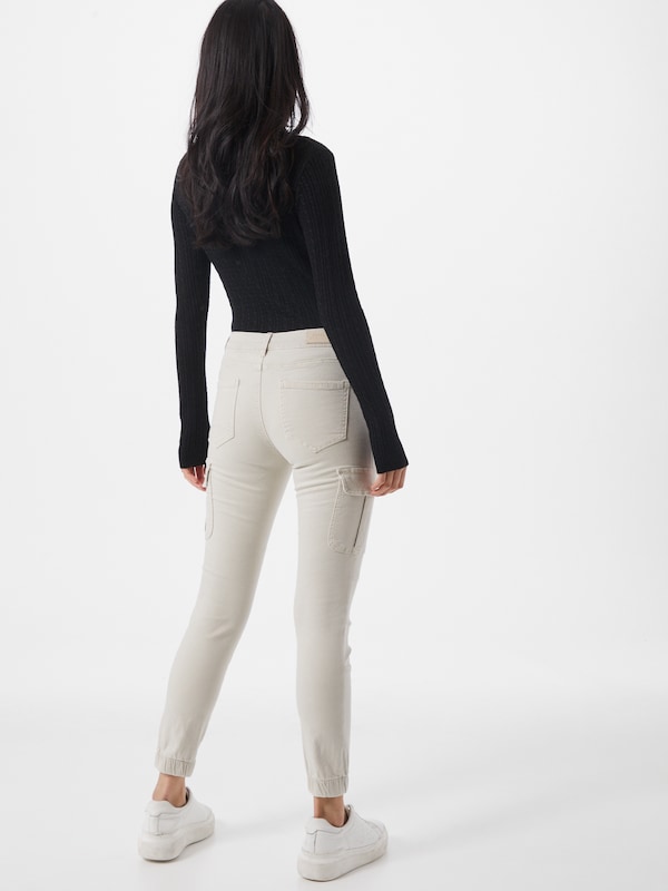 ONLY Slimfit Pantaloni Cargo 'ONLMissouri' In Grigio Chiaro