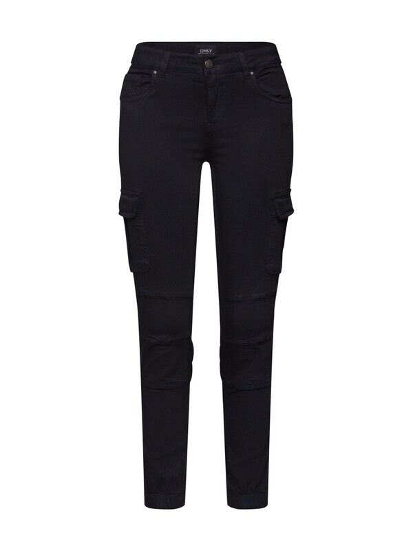 ONLY Slimfit Pantaloni cargo 'ONLMissouri' in Nero