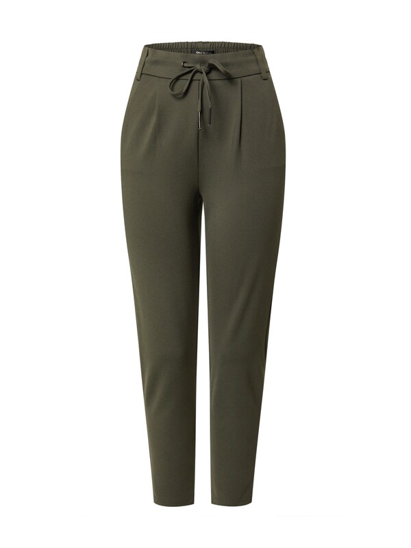 ONLY Slimfit Pantaloni con pieghe 'ONLPoptrash' in Cachi
