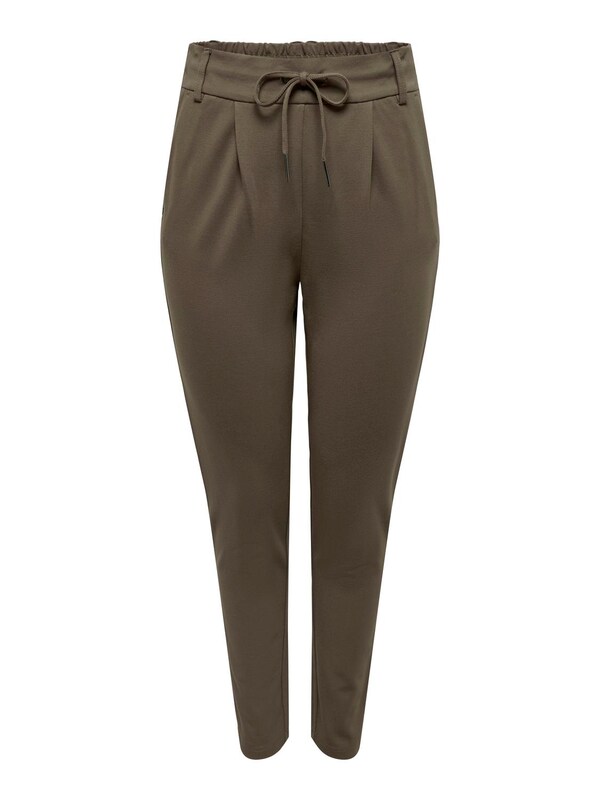 ONLY Slimfit Pantaloni con pieghe 'Poptrash' in Marrone