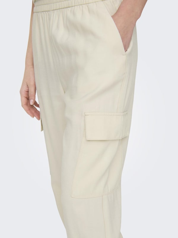 ONLY Tapered Pantaloni Cargo 'Aris' In Beige Chiaro