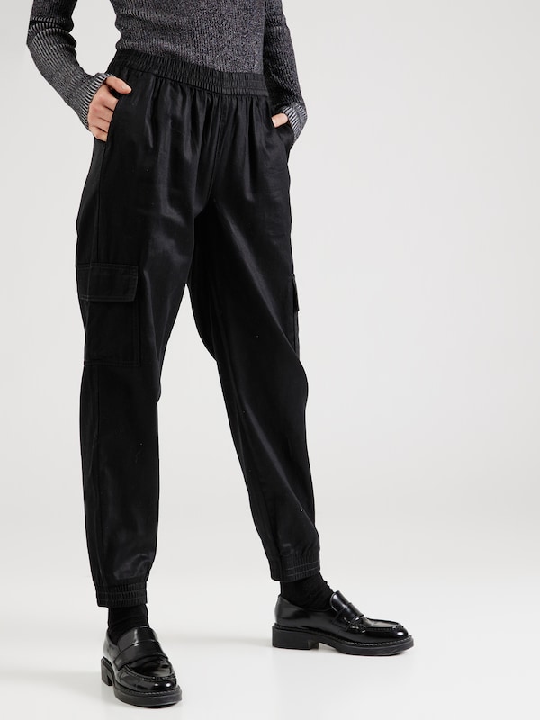 ONLY Tapered Pantaloni Cargo 'FADUMA-COVE LIFE' In Nero
