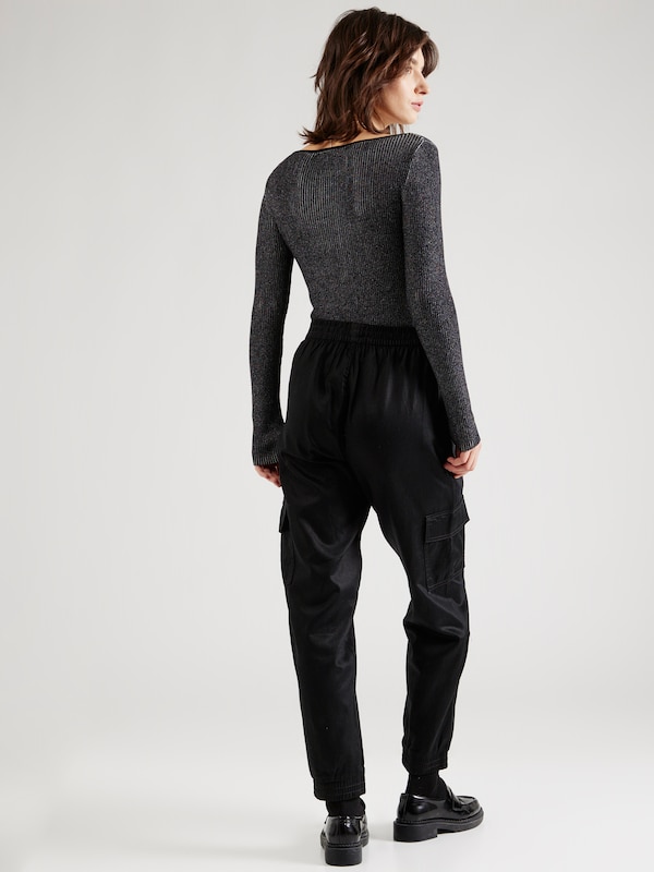 ONLY Tapered Pantaloni Cargo 'FADUMA-COVE LIFE' In Nero
