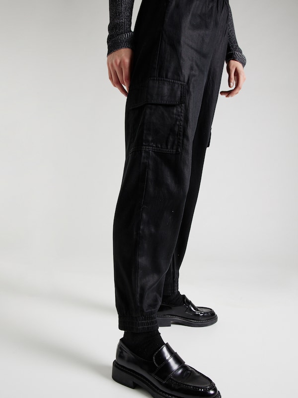 ONLY Tapered Pantaloni Cargo 'FADUMA-COVE LIFE' In Nero