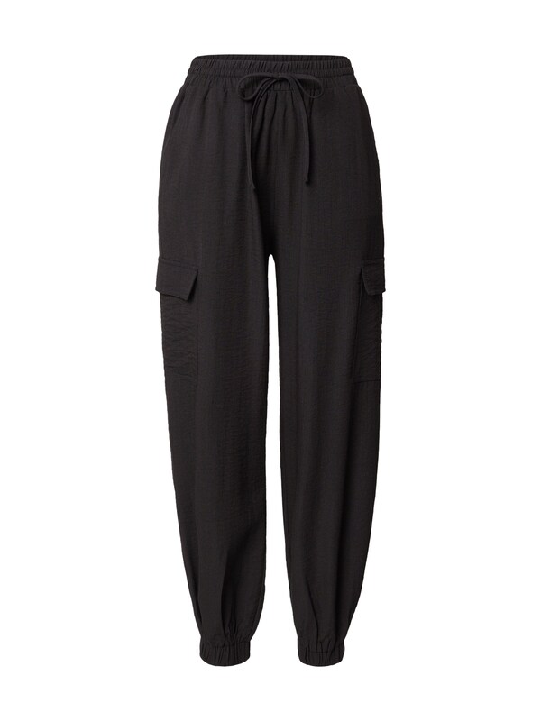 ONLY Tapered Pantaloni cargo 'KATINKA' in Nero