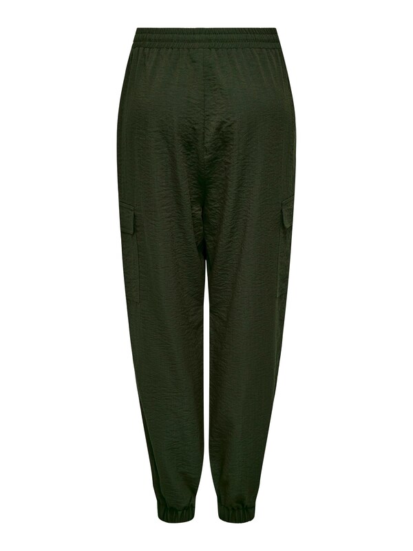 ONLY Tapered Pantaloni Cargo 'Katinka' In Verde Scuro