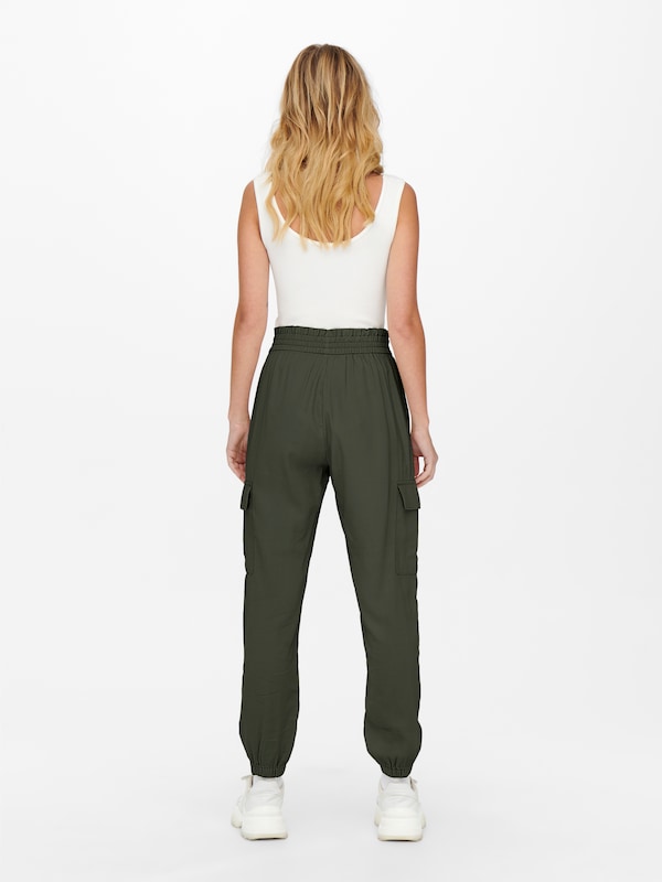 ONLY Tapered Pantaloni Cargo 'ONLARIS' In Abete