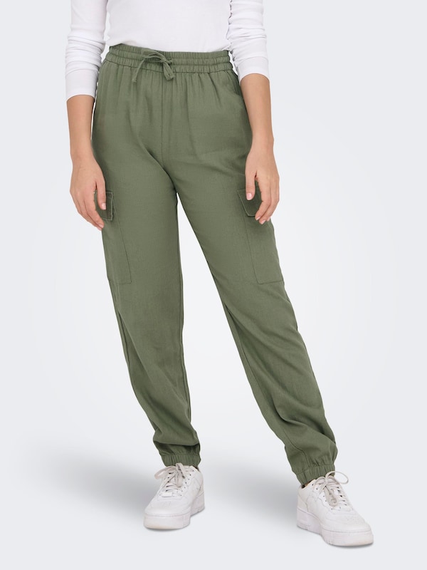 ONLY Tapered Pantaloni Cargo 'ONLCaro' In Canna