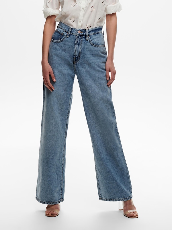 ONLY Wide Leg Jeans 'Hope' In Blu