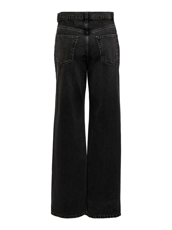 ONLY Wide Leg Jeans 'Hope' In Nero Denim
