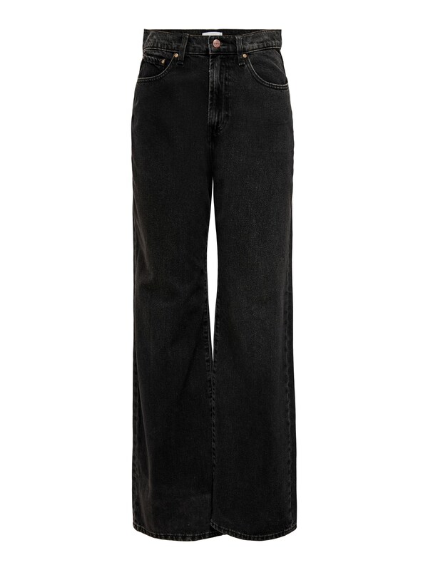 ONLY Wide leg Jeans 'Hope' in Nero Denim