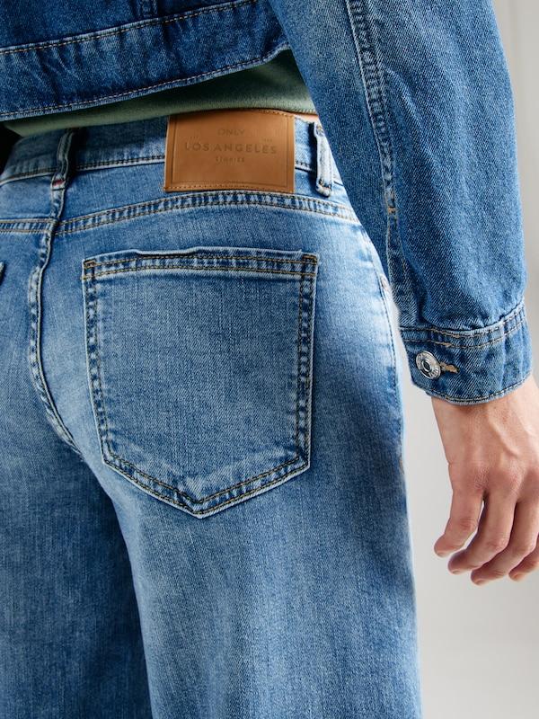 ONLY Wide Leg Jeans 'ONLCALIFORNIA' In Blu Denim
