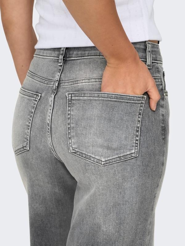 ONLY Wide Leg Jeans 'ONLMADISON BLUSH' In Grigio Denim