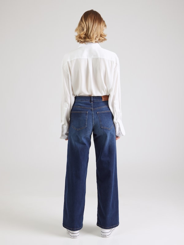 ONLY Wide Leg Jeans 'ONLMadison' In Blu Scuro