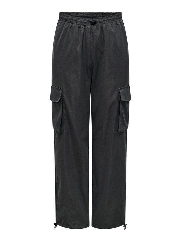 ONLY Wide leg Pantaloni cargo 'ONLCashi' in Grigio Scuro