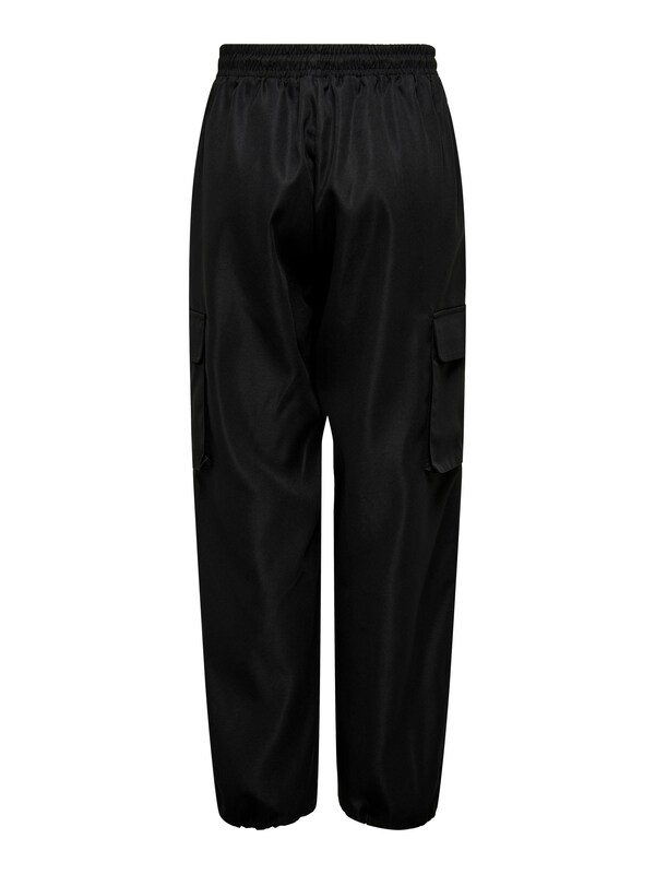ONLY Wide Leg Pantaloni Cargo 'ONLCashi' In Nero