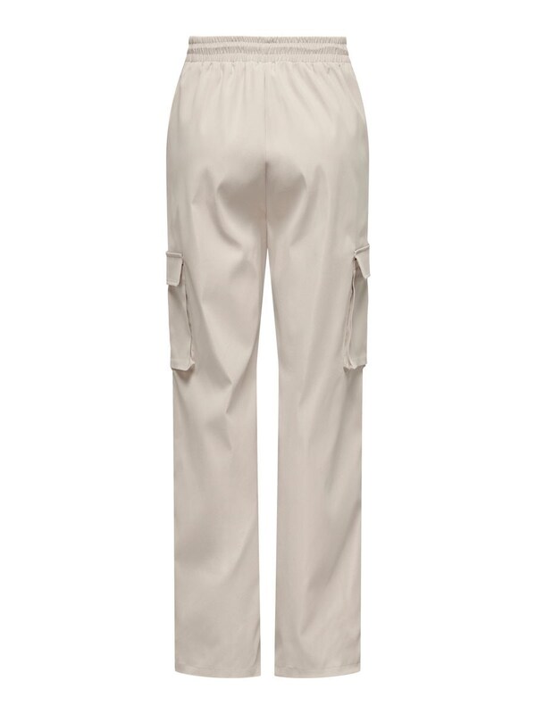 ONLY Wide Leg Pantaloni Cargo 'ONLCashi' In Pietra