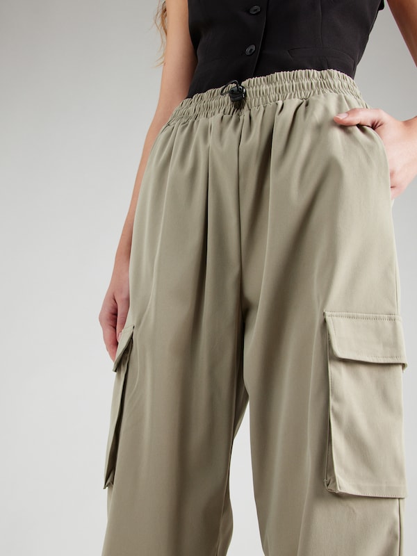 ONLY Wide Leg Pantaloni Cargo 'ONLCashi' In Verde Chiaro