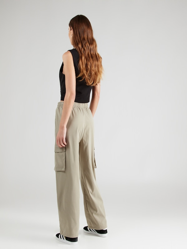 ONLY Wide Leg Pantaloni Cargo 'ONLCashi' In Verde Chiaro