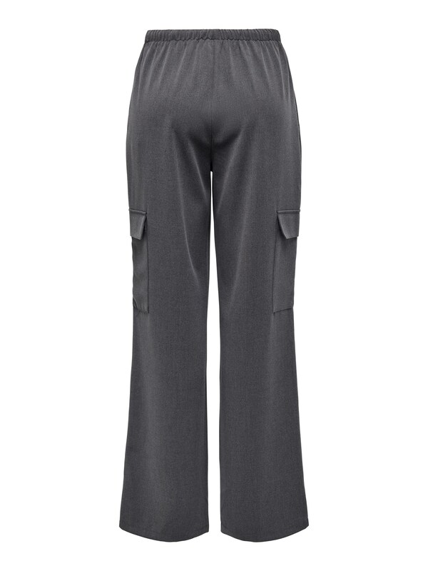 ONLY Wide Leg Pantaloni Cargo 'VERENA' In Grigio Scuro