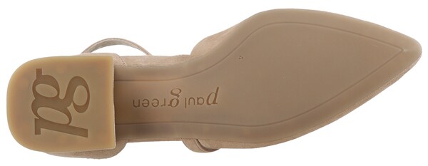 Paul Green Ballerina Con Cinturino In Marrone Chiaro
