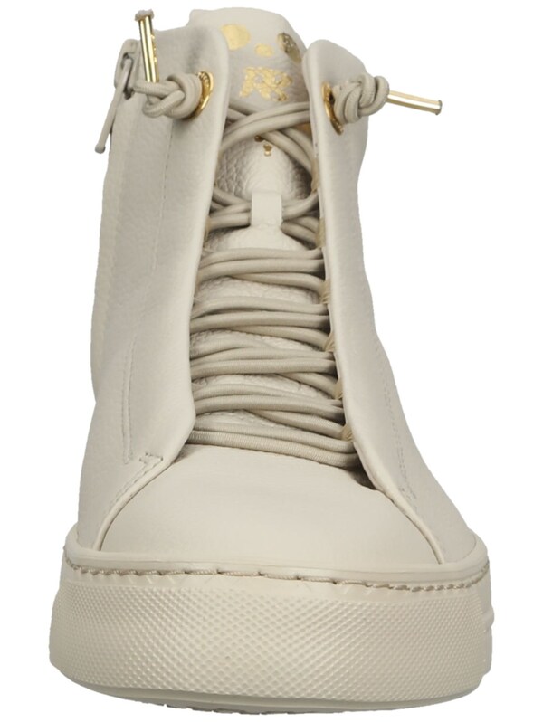 Paul Green Sneaker Alta In Beige Chiaro