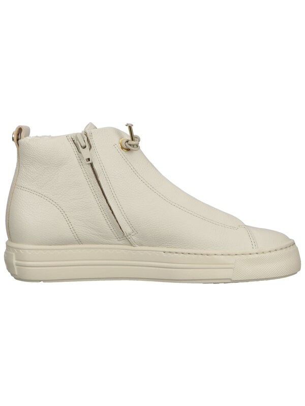 Paul Green Sneaker Alta In Beige Chiaro